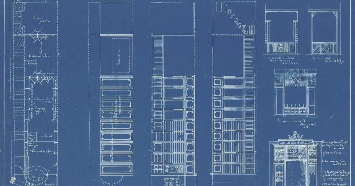 Architectural blueprint and building plan used for residential construction planning in Bangalore